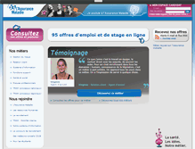 Tablet Screenshot of lassurance-maladie-recrute.com